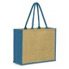 Natural Blue Naturalis Jute Tote Bags